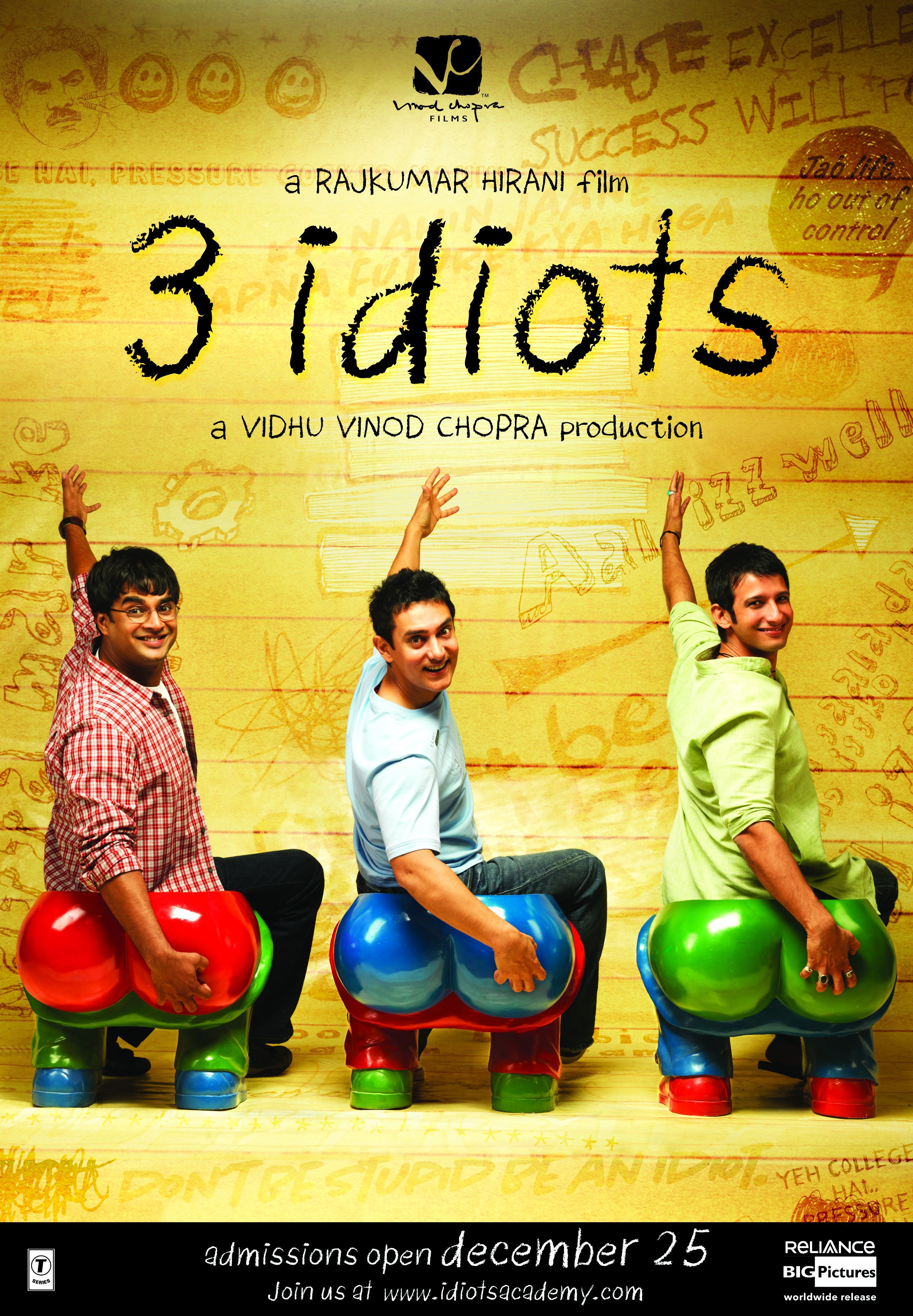3 Idiots afişi