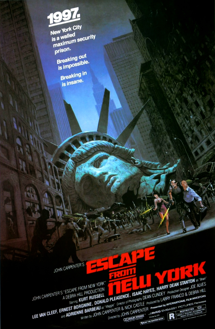 Escape from New York afişi
