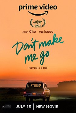 Don't Make Me Go afişi