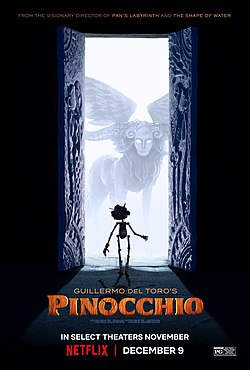 Guillermo del Toro's Pinocchio afişi