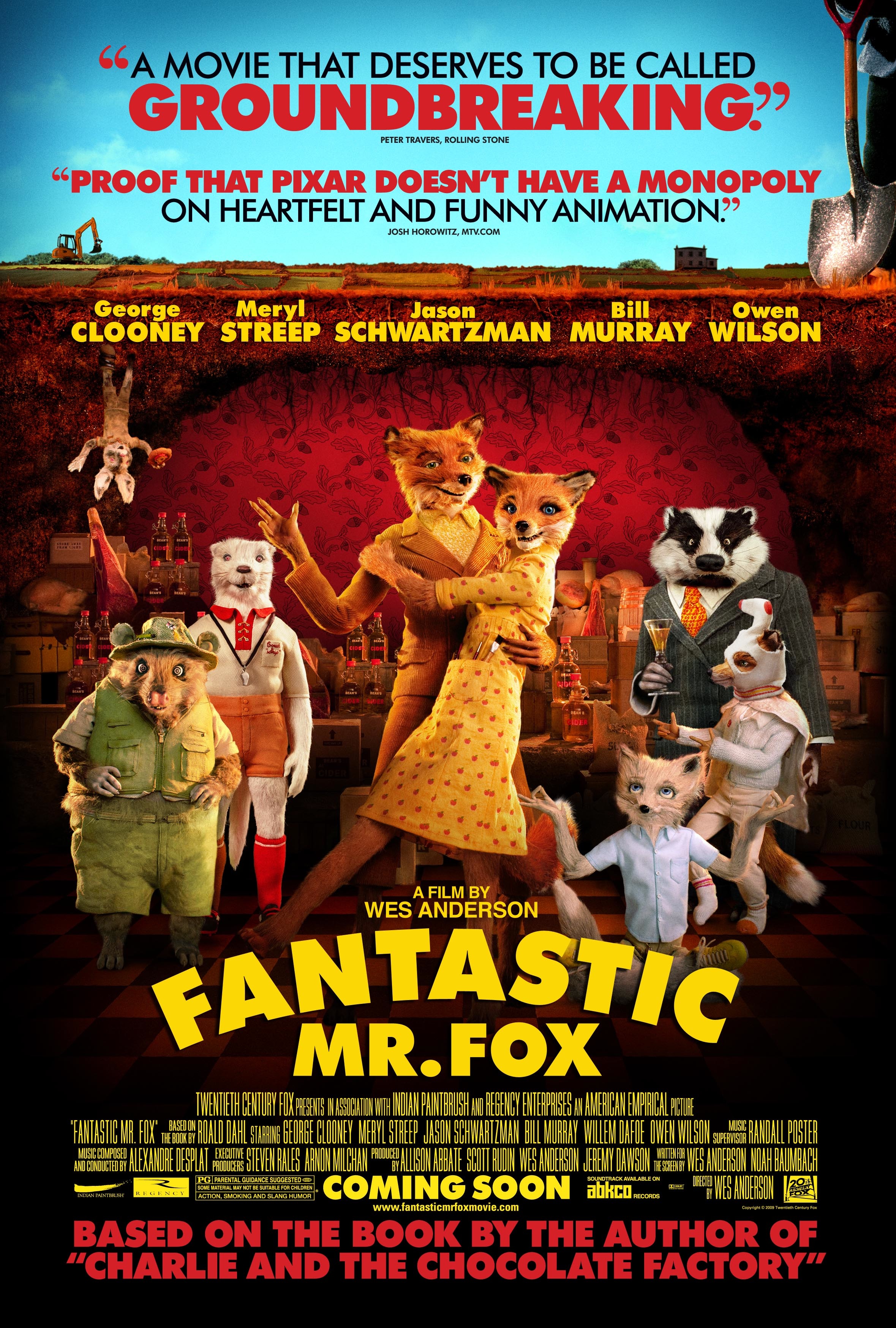 Fantastic Mr. Fox afişi