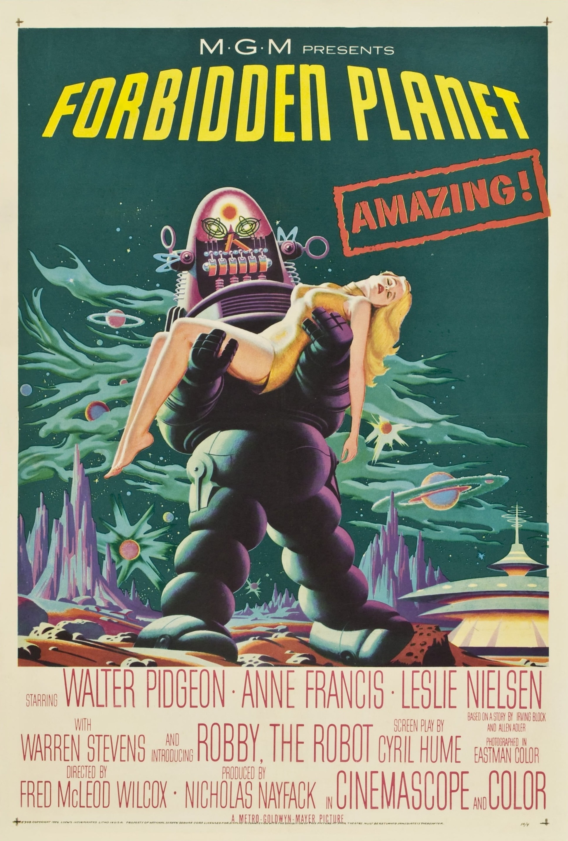 Forbidden Planet afişi