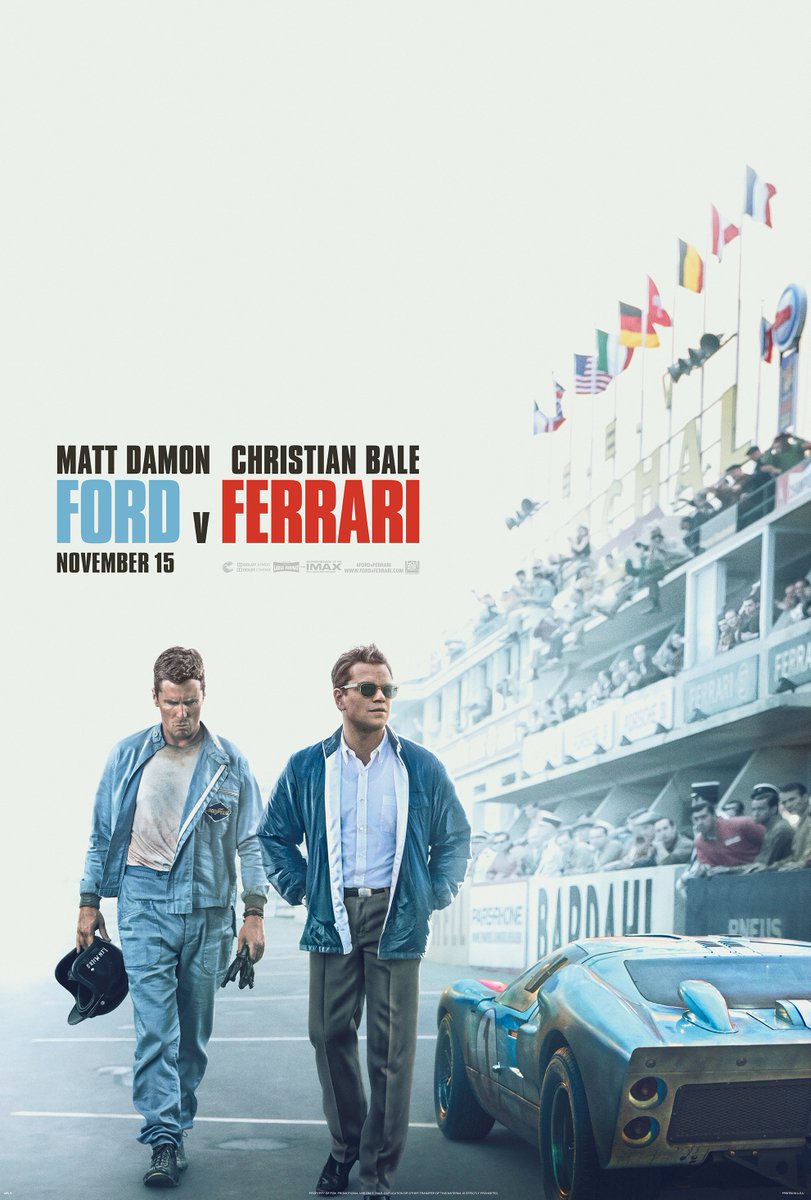 Ford v Ferrari afişi