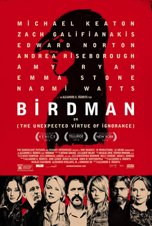 Birdman or (The Unexpected Virtue of Ignorance) afişi