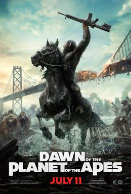 Dawn of the Planet of the Apes afişi