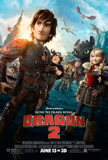How to Train Your Dragon 2 afişi
