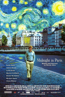 Midnight in Paris afişi