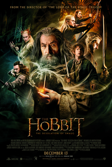 The Hobbit: The Desolation of Smaug afişi