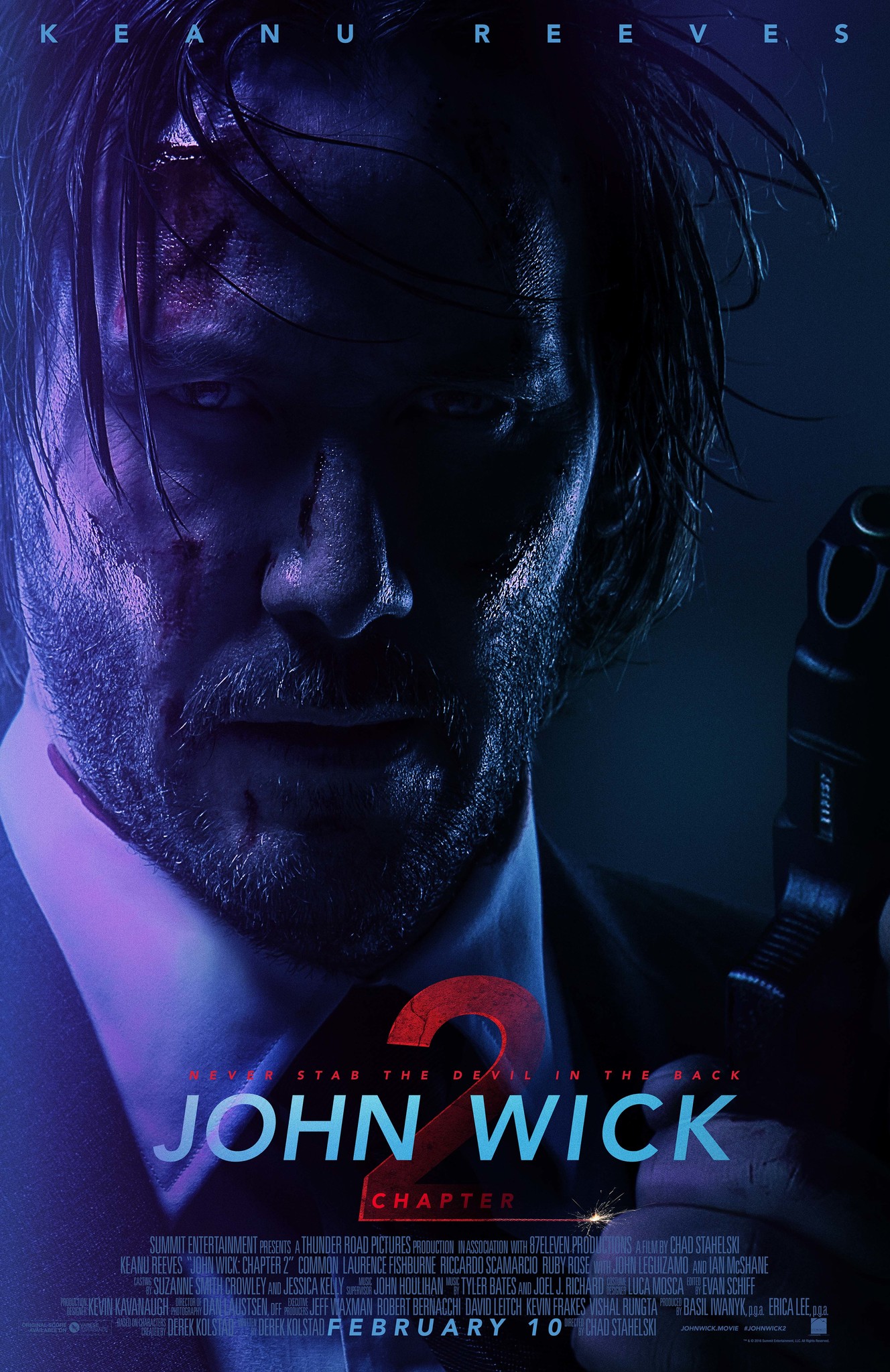 John Wick: Chapter 2 afişi