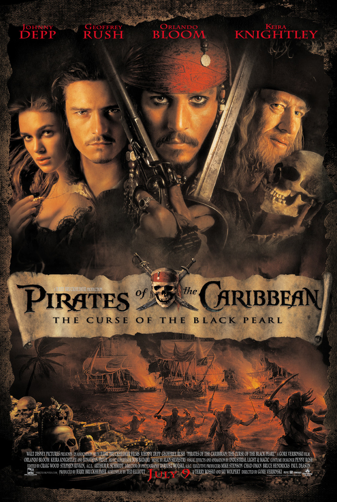 Pirates of the Caribbean: The Curse of the Black Pearl afişi