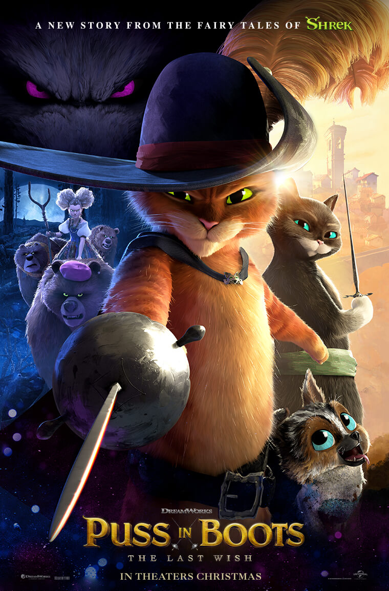 Puss in Boots: The Last Wish afişi