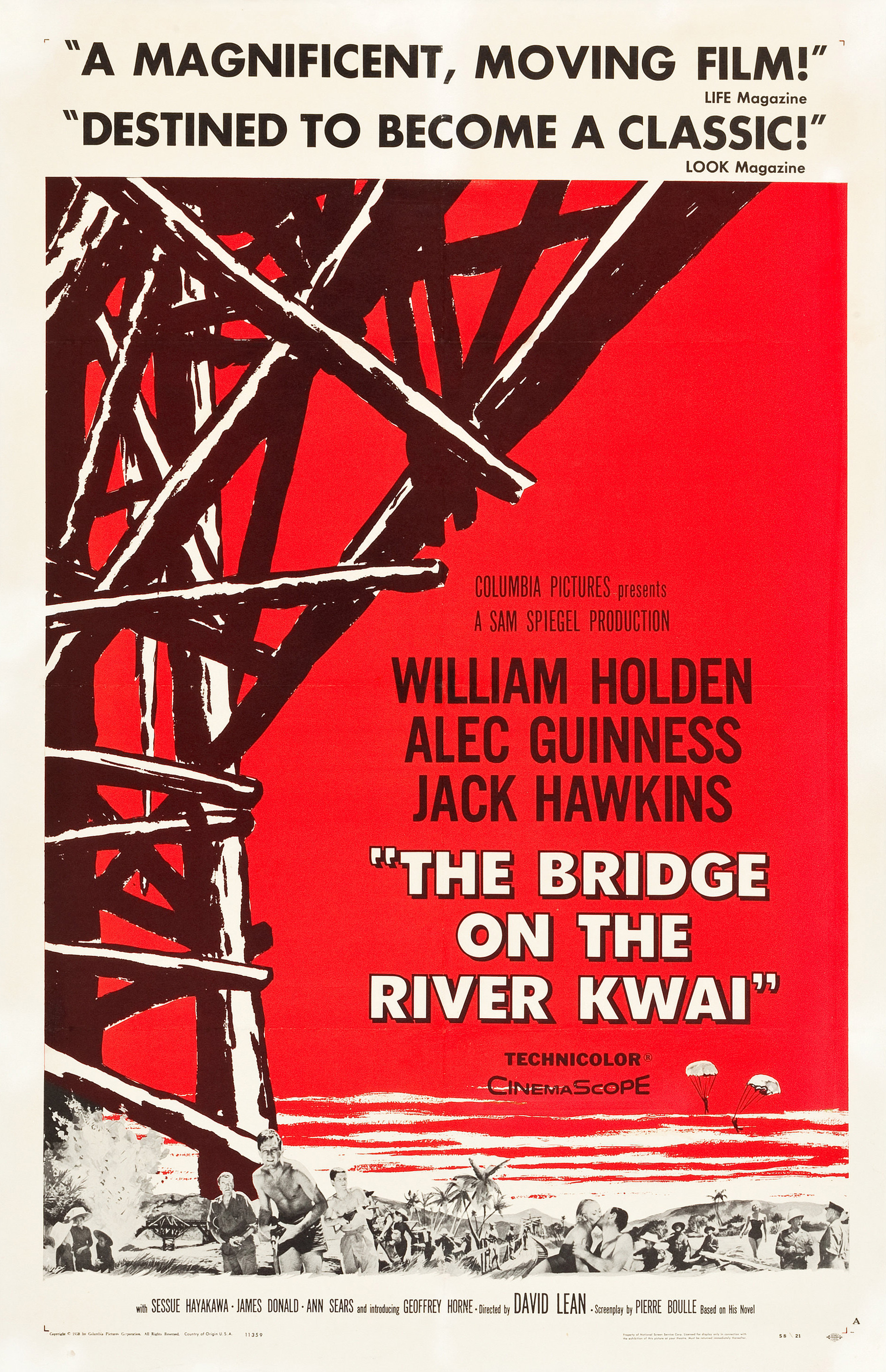 The Bridge on the River Kwai afişi