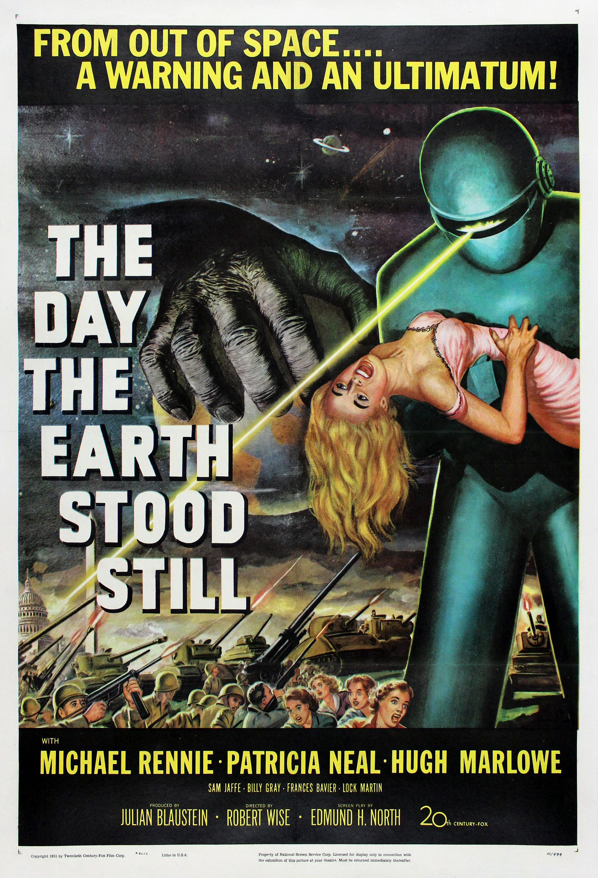 The Day the Earth Stood Still afişi