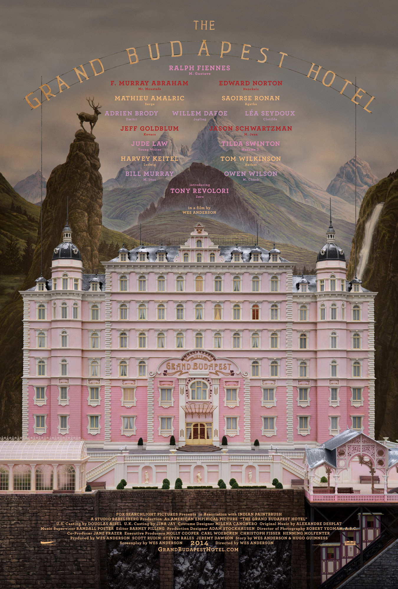 The Grand Budapest Hotel afişi