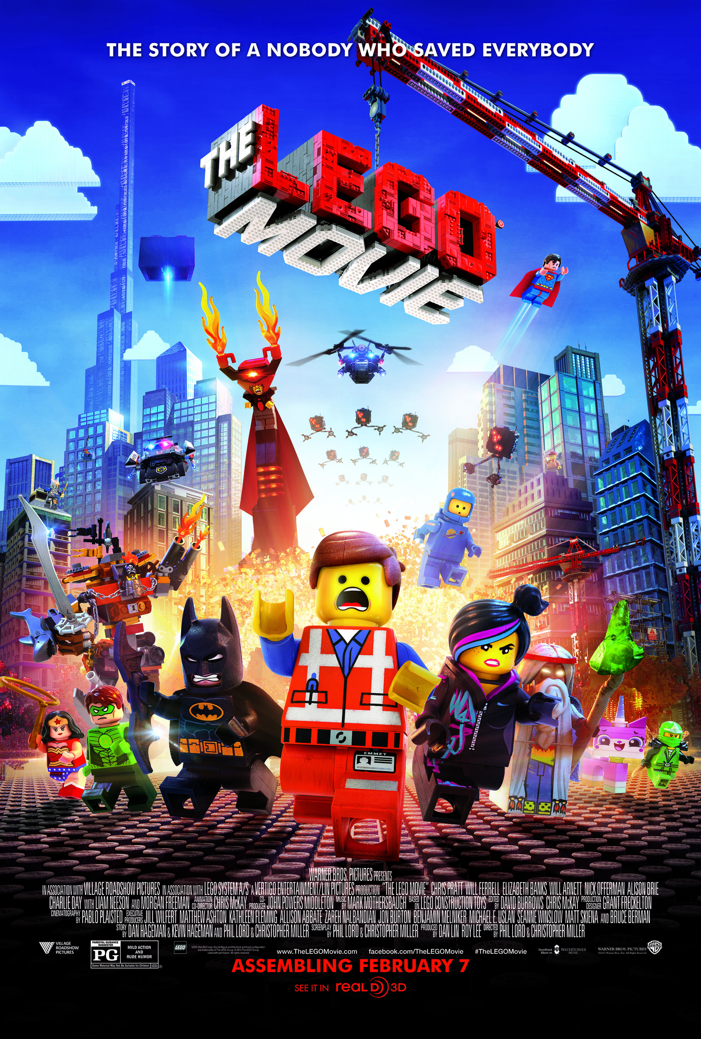 The Lego Movie afişi