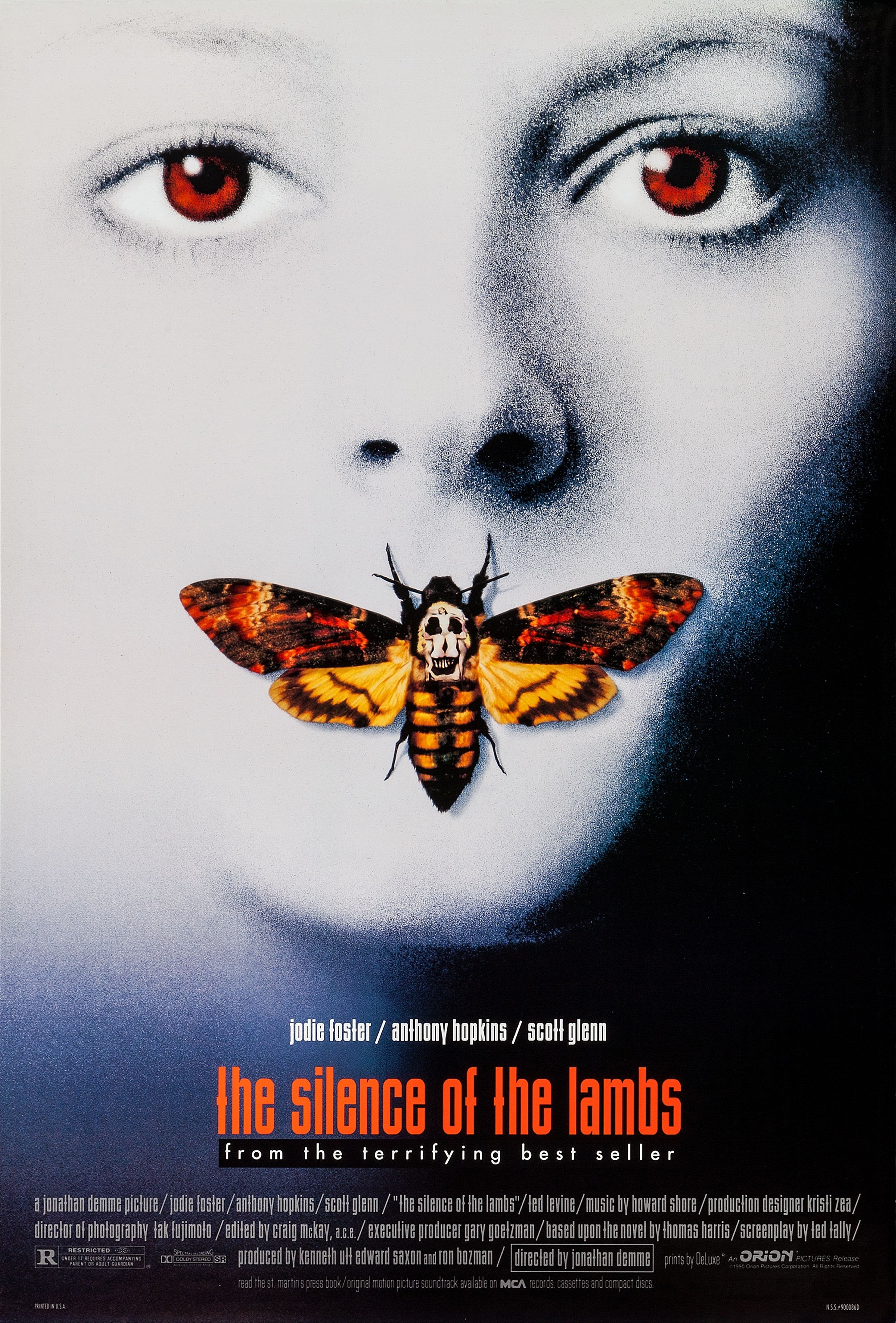 The Silence of the Lambs afişi