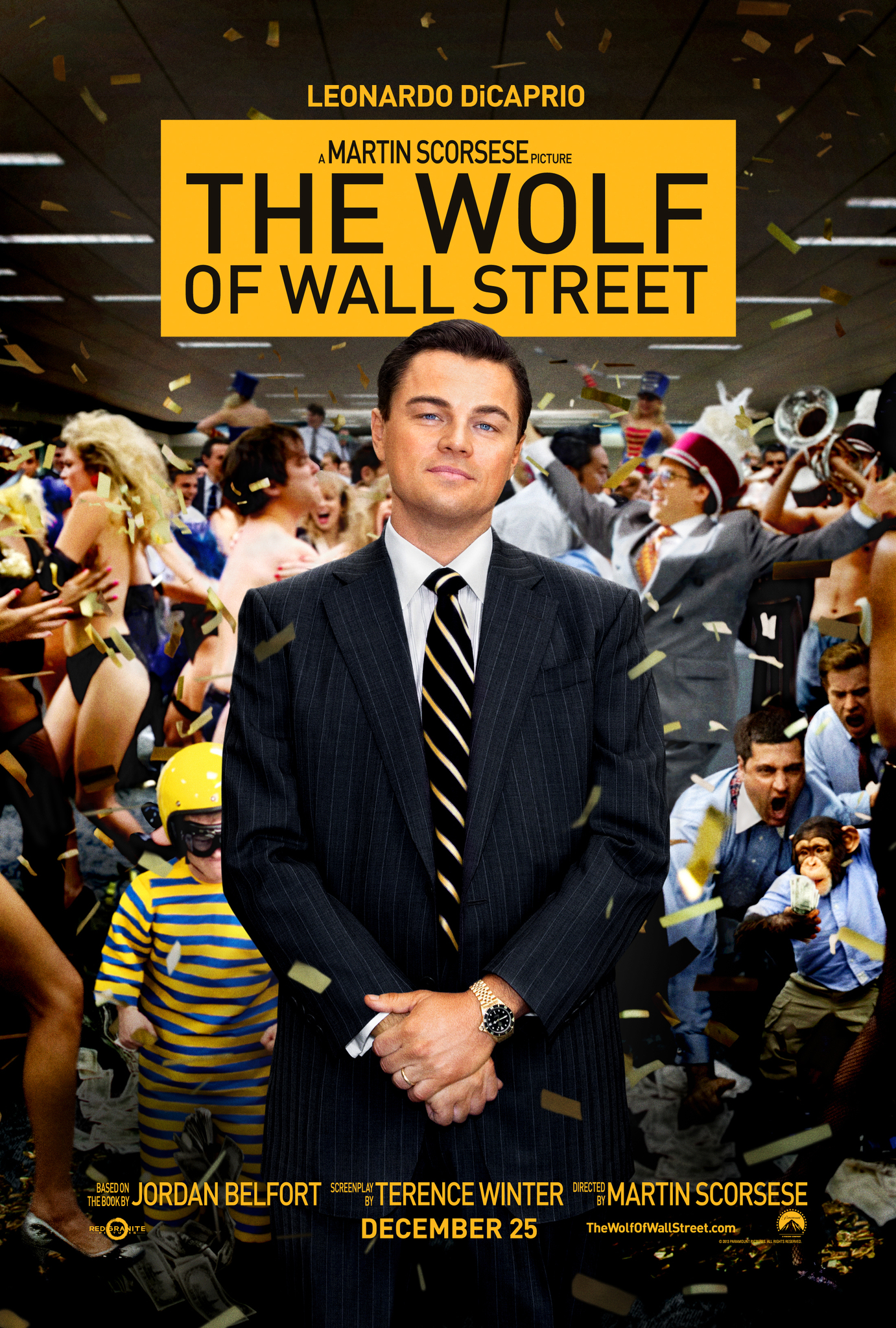 The Wolf of Wall Street afişi
