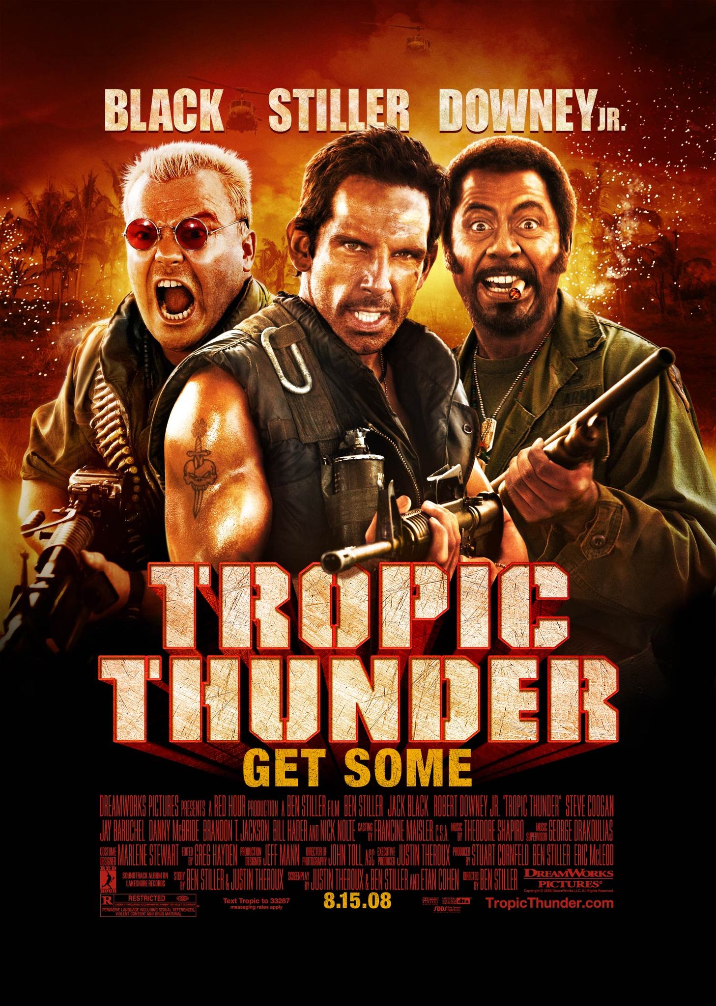 Tropic Thunder afişi